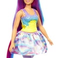 thumbnail image 6 of Barbie Dreamtopia Unicorn Doll, Curvy with Blue & Purple Hair, Skirt, Removable Unicorn Tail & Headband, 6 of 7