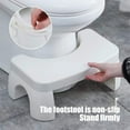 thumbnail image 7 of Grrvtrz Toilet Stool Squatting Poop Stool Bathroom Potty Step Stool Toilet Assistance Steps Step Stool Fits All Toilets Detachable Stackable,Bathroom Decor,Bathroom Accessories, 7 of 7