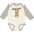 thumbnail image 3 of Inktastic Cute Sloth 1st Birthday Boys or Girls Long Sleeve Baby Bodysuit, 3 of 5