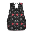thumbnail image 1 of Fotbe Card Suits Mochila Ligera para Hombres y Mujeres - Duradera y Resistente al Agua, Ideal para Escuela, Trabajo, Viajes y Uso Diario, 1 of 7