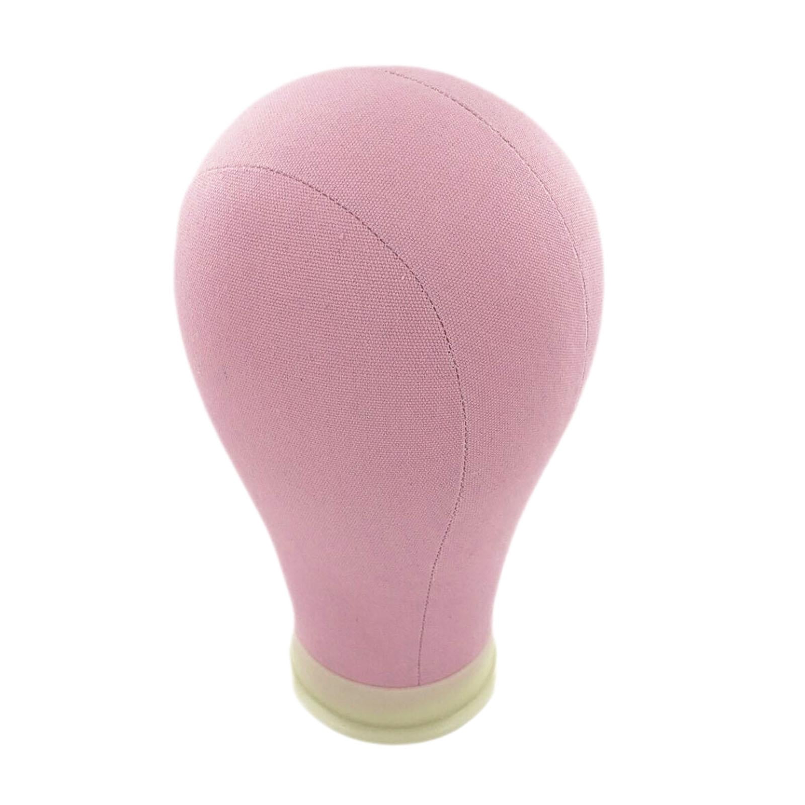 Stgfyxgs Wig Display Head Mannequin Head Model Standing Hairpiece Manikin Caps Storage Rack for Beauty Salon or Shop Jewellery Scarves pink