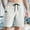 White, variant on Dolkfu Mens Shorts Athletic Twill Drawstring Shorts Quick Dry Elastic Waist Mens 6 Inch Shorts L