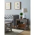 thumbnail image 4 of Furniture of America Darrell Modern Farmhouse Wooden End Table, Hazelnut, 4 of 5