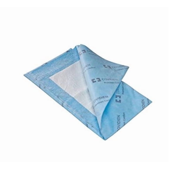 COVIDIEN P3036C Wings Quilted Premium Comfort Underpads, 30" x 36" Size, Blue (Pack of 40)