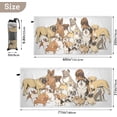 thumbnail image 4 of Dreamtimes Beach Towels Dog Puppy Camping Towels Animal Sand Free Beach Towel, 30"x60" Large Beach Towels Quick Dry Bath Travel Towels Pool Yoga Beach Mat for Men Women, 4 of 7
