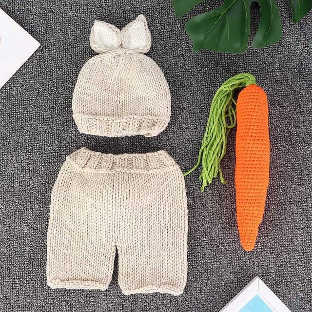 Conjunto de ropa para bebés BuyWeek de tres piezas para fotografía de recién nacidos
