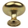 thumbnail image 3 of GlideRite 1.125 in. Solid Classic Round Cabinet Knobs, Brass Gold, Pack of 10, 3 of 3