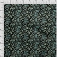 thumbnail image 3 of oneOone Cotton Flex Fabric Paisley|Leaves & Floral Artistic Print Sewing Fabric BTY 40 Inch Wide, 3 of 4