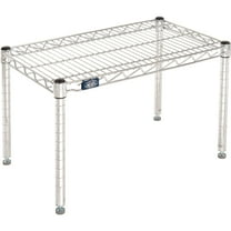 Nexel Chrome Wire Dunnage Rack, 30"W x 14"D x 14"H
