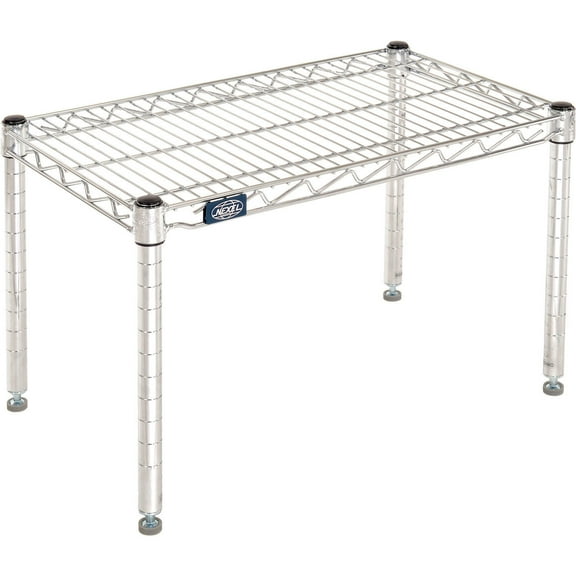 Nexel Chrome Wire Dunnage Rack - 24""W x 14""D x 14""H