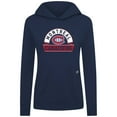 thumbnail image 2 of Women's Levelwear Navy Montreal Canadiens Relay Banner Arch Pullover Hoodie, 2 of 3