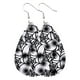 thumbnail image 1 of Pendientes para mujer, regalos de Halloween para mujer, pendientes de cuero con forma de gota de agua, ganchos para la oreja, joyería colgante, pendientes de cuero., 1 of 3