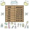 thumbnail image 6 of Baby Essentials 6 Piece Hooded Bath Towel Washcloth Set for Infant, Newborns, Toddlers 3 – 24 Months for Bath Time, Showers, Lounge, Beach, Pool in Teddy Bears, 6 of 6