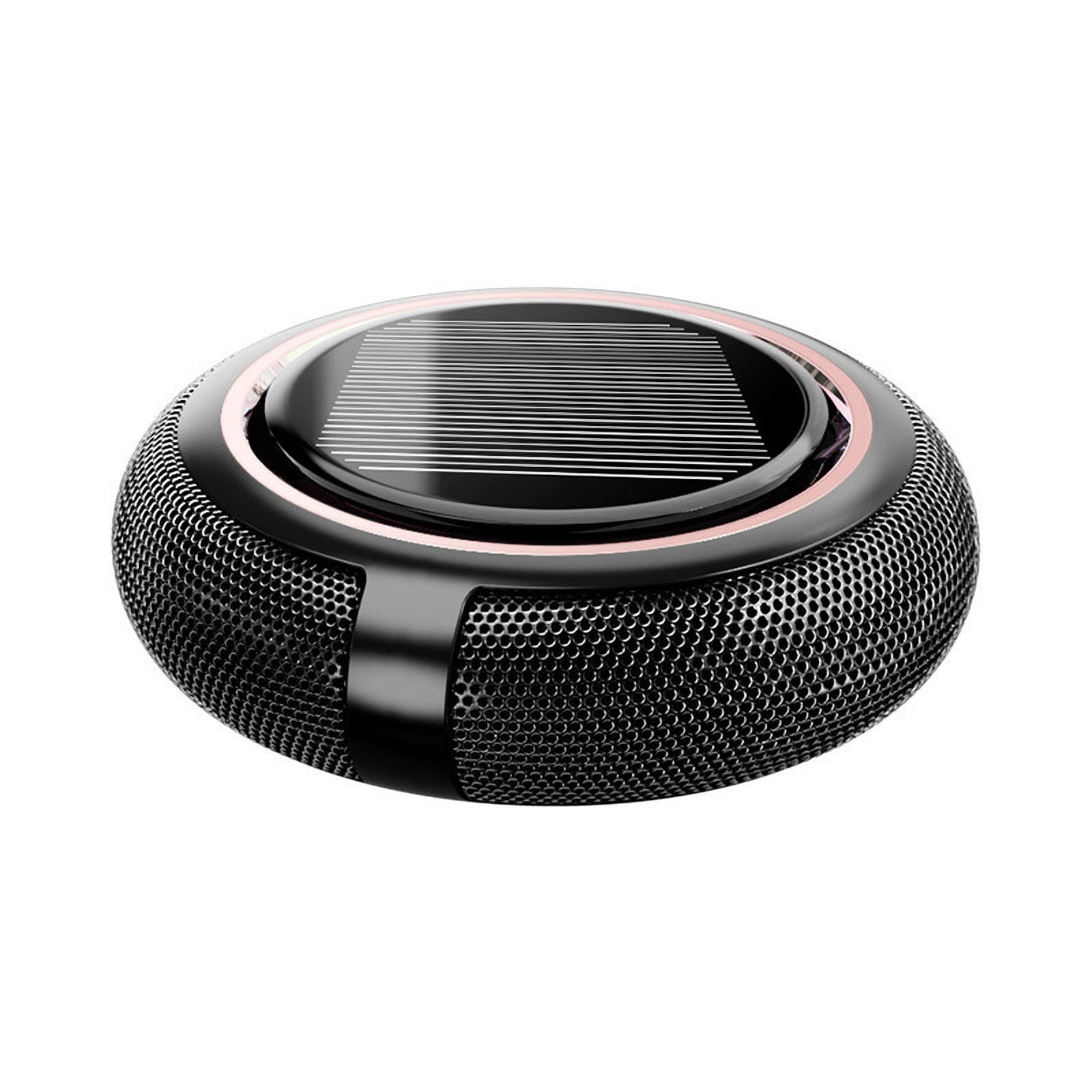 Solar Car Air Freshener - Rotating Aromatherapy Diffuser Vent Clip - Universal Portable Fragrance Dispenser for Fresh Car Interior