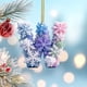 thumbnail image 5 of Colgante de árbol de Navidad con copo de nieve de acrílico | Adorno navideño 2D para mochila, espejo retrovisor del coche y decoración del hogar | Accesorio de decoración festiva, 5 of 6