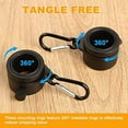 thumbnail image 2 of Aluminum Alloy Flag Pole Rings 2x 360 Degree Rotating Flagpole Aluminum Alloy, 2 of 11