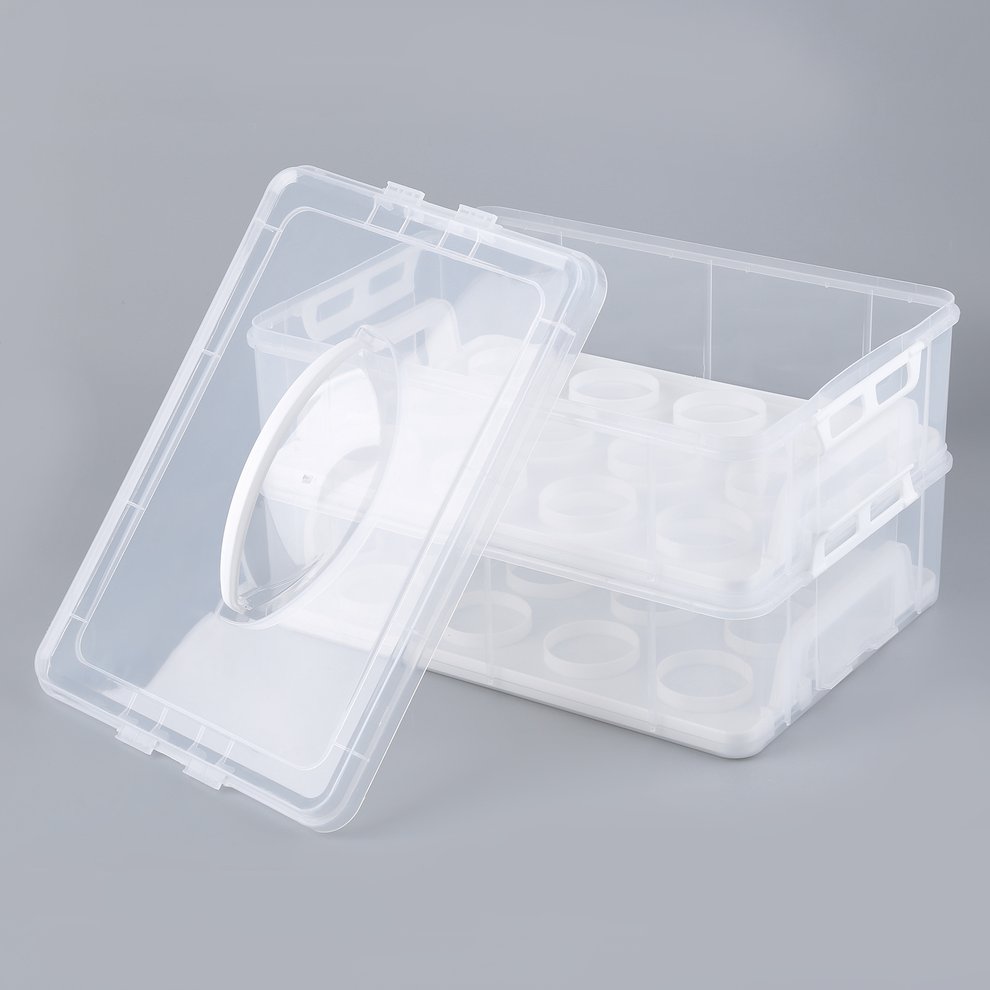 Cupcake Carrier Mini Cake Box Cup Cake Holder Storage Container