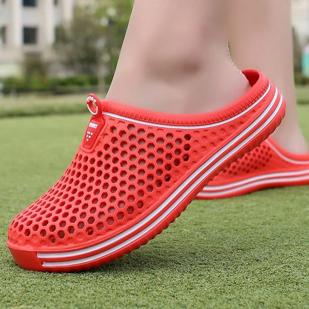2024 zapatos de mujer zapatillas de playa Unisex ahuecadas Casual pareja playa sandalia chanclas zapatos antideslizantes zapatillas para hombre