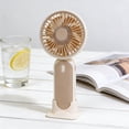 thumbnail image 1 of shyuyusa Mini USB Charging Hand Fan Portable Small Cooler Fan With Base For Outdoor Activity Daily Life, 1 of 6