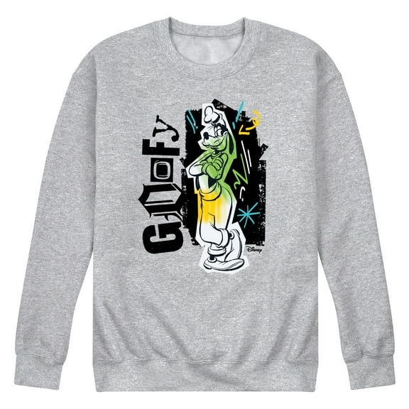Disney - Goofy Punk - Men's Crew Neck Fleece Pullover