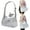 White, variant on YSGFHGJW Clear Nylon Mesh Cat Carrier, Foldable Crossbody Pet Carrier for Travel, Breathable & Escape Proof, Small Pet Bag