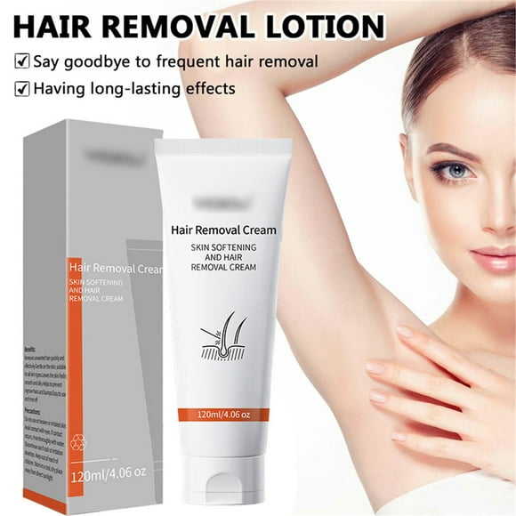 Hair Removal For Women & Men Bikini Hair Removal Gel Hair Removal Lotion For Unwanted Hair All Skin Types 120Ml,White Hair Removal Device