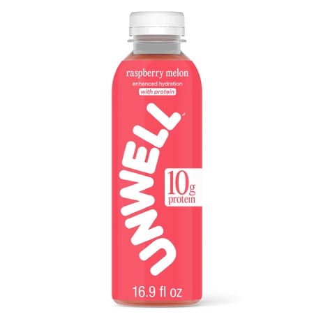 UNWELL Hydrate and Protein Raspberry Melon 16.9floz Bottle