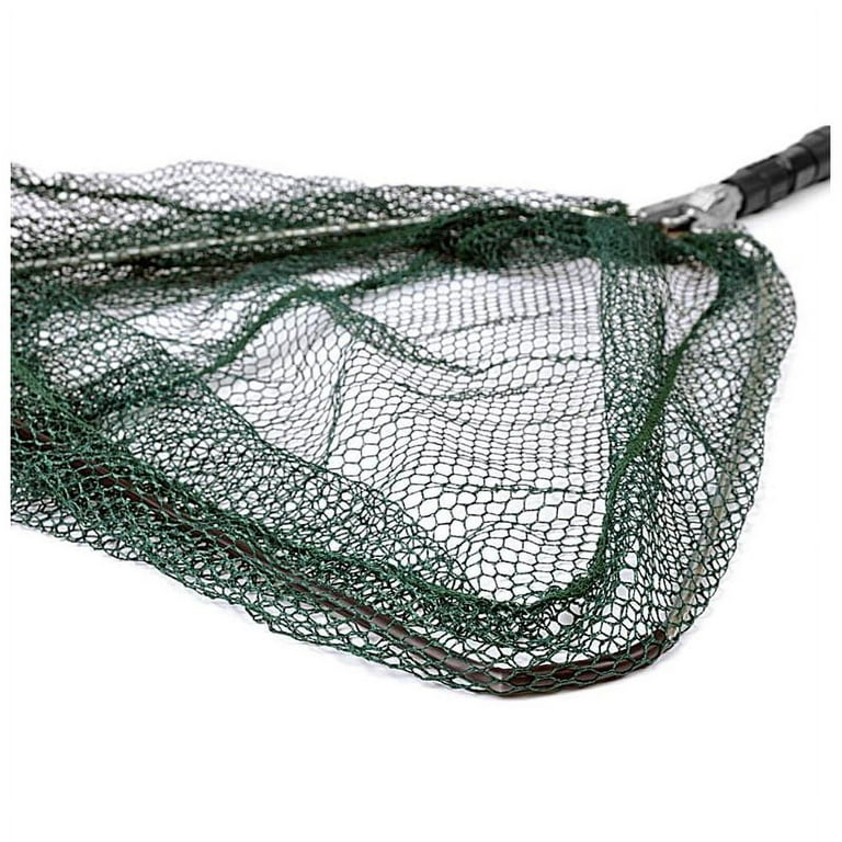 Triangular Telescopic Folding Fishing Landing Net 3 Section Extending  Handle 