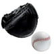 thumbnail image 3 of Guantes de béisbol Guantes de béisbol Guantes de bateo deportivos Guante de béisbol Softbol Todo negro, 3 of 9