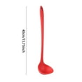 thumbnail image 3 of HBFAGFB Silicone Kitchenware Long Handle Soup Spoon Kitchen Cooking Utensils Daily Use White, 3 of 7