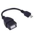 thumbnail image 2 of Paquete 5 Cables Adaptadores OTG USB Micro USB V8 Grueso, 2 of 2