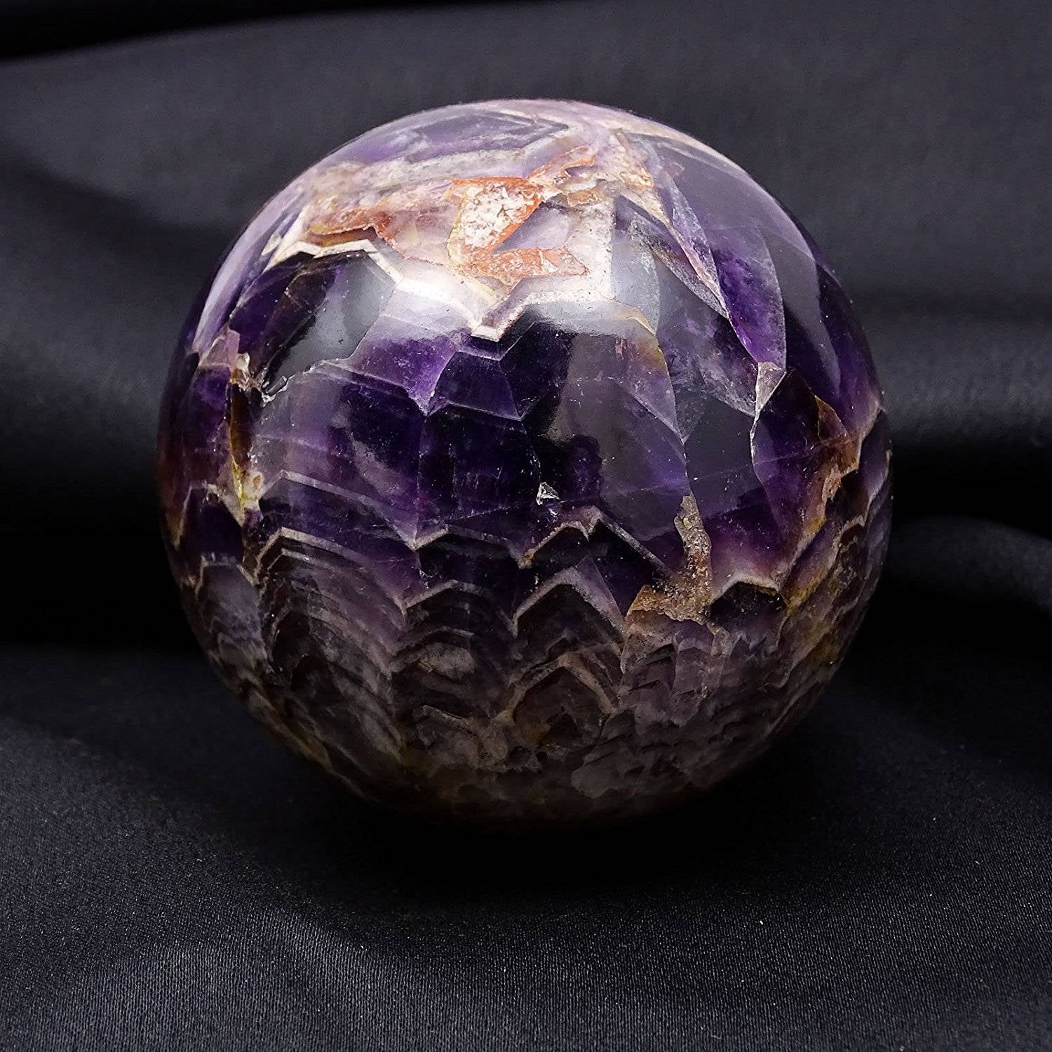 HARMONIZE Mini Sphere Ball Balancing Green Reiki Healing Stone Ruby Fuchsite Table Decor Gift