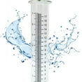 thumbnail image 5 of Readable Outdoor Rain Gauges Garden Rain Gauges Large Font Rain Gauges Glass Rain Meter for Gardening, 5 of 9