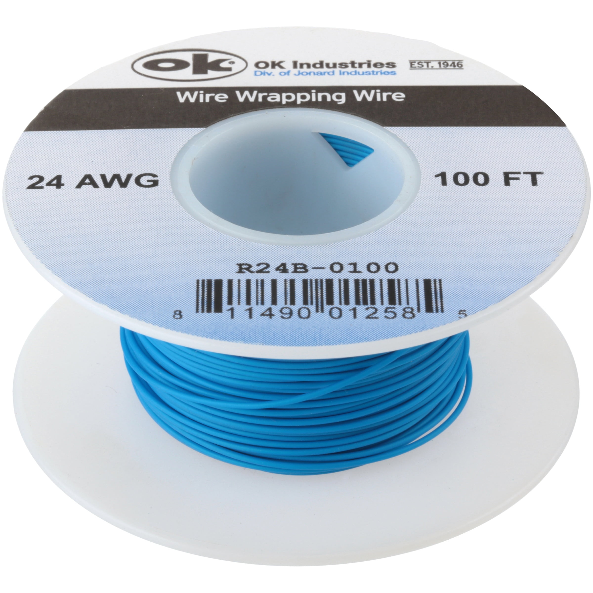 Filo Di Aggancio Solido Calibro 24 AWG Blu 100 Piedi 0,0201 UL1007 300 Volt - Foto 11