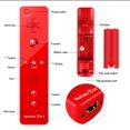 thumbnail image 4 of Wii Controller Motion Plus With Wii Nunchuk Wii Remote And Wii Nunchuck Wii Remote Control For Wii / Wii U With Silicone Wrist Strap Motion Plus Nk03 (Third Party Product) - Red, 4 of 7