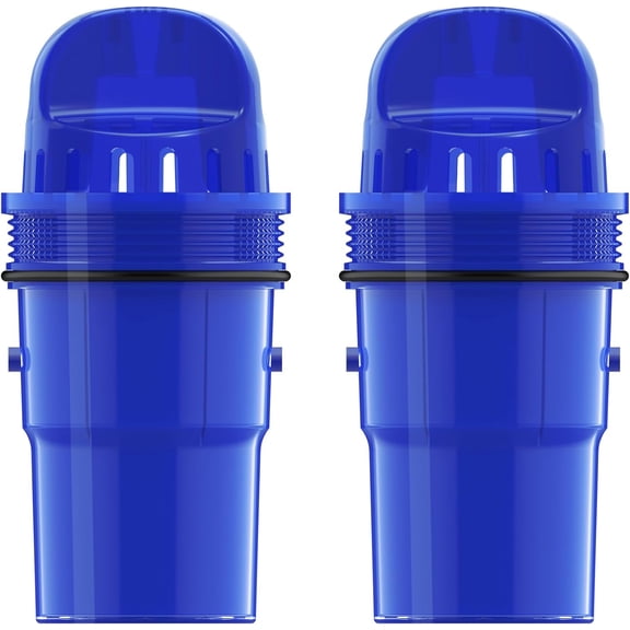 AQUA CREST 2 Packs Pitcher Water Filter Replacement for All PUR®, PUR® Plus Pitcher and Dispenser Filtration Systems, CRF950Z, PPF951K, PPF900Z, NSF Certified