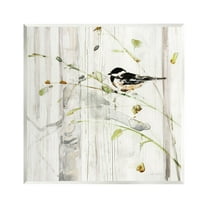 Stupell Industries Cottage Bird Botanical Nature Animals & Insects Painting Unframed Art Print Wall Art