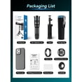 thumbnail image 7 of APEXEL 36x Telephoto Lens Compatible with iPhone 16 Pro Max | Photography for Travel, Birdwatching, Exploration | Kit with Sturdy Metal Tripod and Threaded Phone Case, 7 of 7