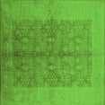 thumbnail image 1 of Ahgly Company Indoor Square Oriental Green Industrial Area Rugs, 3' Square, 1 of 4