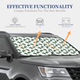 thumbnail image 4 of Gukieu Watercolor Turtle Print Car Windshield Sun Visor, Foldable Anti-UV Car Sun Visor Suitable for Vans, Trucks Car Accessories-Large, 4 of 6