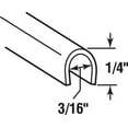 thumbnail image 2 of Prime-Line D 1579-C 1/4 x 48 Po Rail de Réparation pour Porte Coulissante de Patio en Acier Inoxydable (Lot de 2), 2 of 3