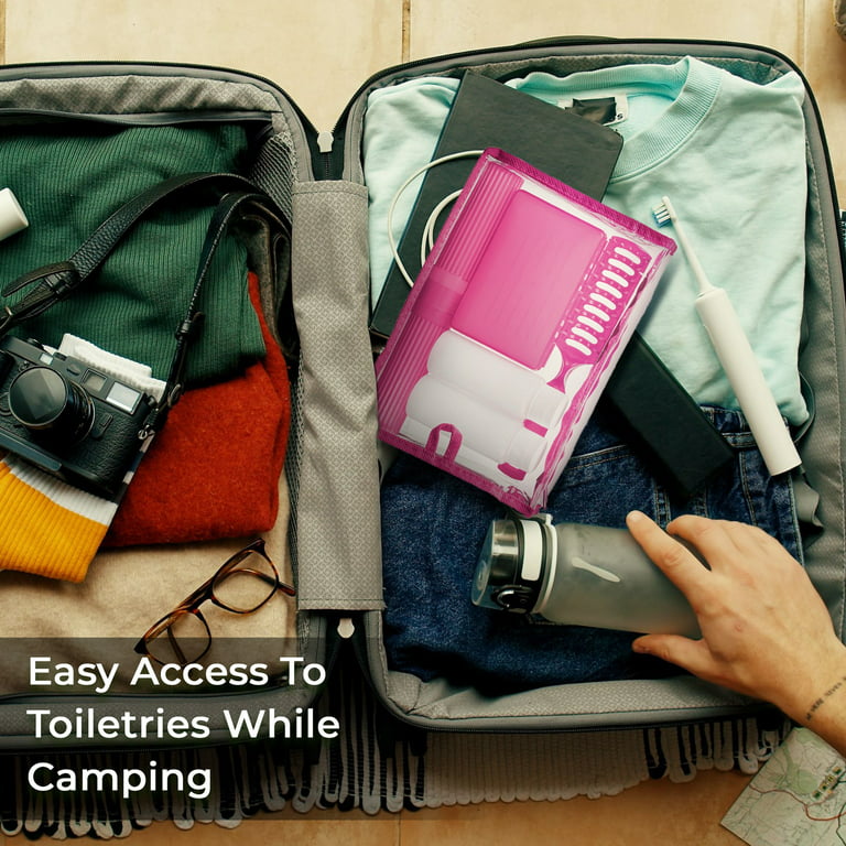 Mars Wellness Camp Kit - Travel Toiletry Kit w/ Plastic Carry Bag