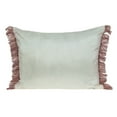 thumbnail image 2 of Parkland Collection Gracie 20x14" Paisley Cotton & Fabric Throw Pillow in White, 2 of 10