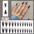thumbnail image 2 of 24 Pcs Manucure Longue Pointue d'Halloween Manucure Dégradée Patchs de Manucure Finis Simples et Résistants à l'Usure, 2 of 5