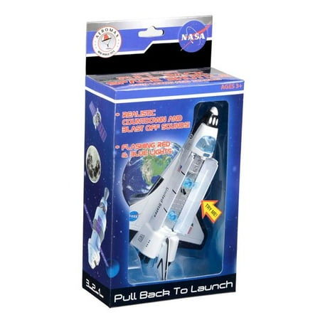 - Aeromax PBSB Pull Back Space Shuttle with Lights & Sound