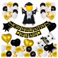 thumbnail image 1 of Graduation Decorations 2022 Graduation Party Supplies Inclu Congrats Grad Banner Photo Banner Paper Fans Balloons, 1 of 2