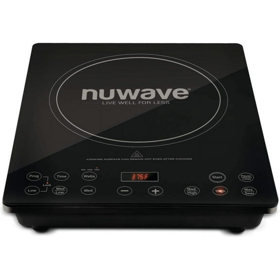 Pro Chef Induction Cooktop, NSF-Certified, Commercial-Grade, Portable, Powerful 1800W, Large 8” Heating Coil, 94 Temp Settings 100°F - 575°F in 5°F, Shatter-Proof Ceramic Glass Surface