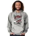 thumbnail image 5 of Indiana Cool Indy Wing Wheel IN Pride Hoodie Sweatshirt Women Men Brisco Brands M, 5 of 6