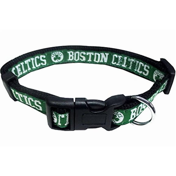 Pets First NBA Boston Celtics Pet Collar. - 3 Sizes available. - Sports Fan Dog Collar