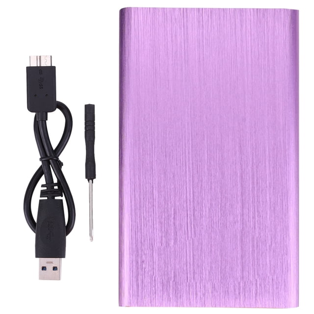 WDOplteas Caja SSD MSATA A USB 3.0 6 Gbps para SSD MSATA 30*25/30*50 (púrpura)